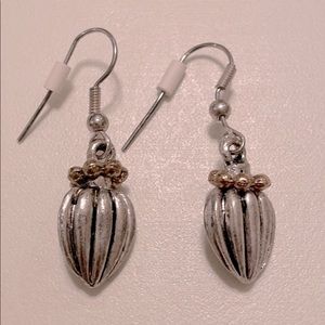 Earrings, Silver/Gold Tones